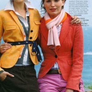 J.Crew Orange-Red Wool Blazer